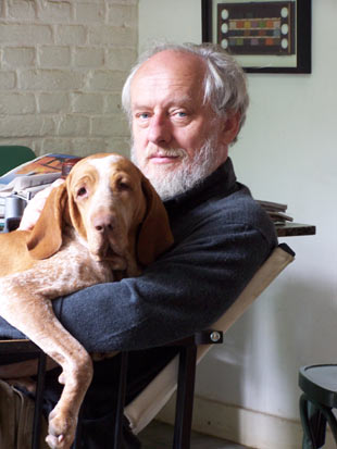 Pavel Kromholz and dog